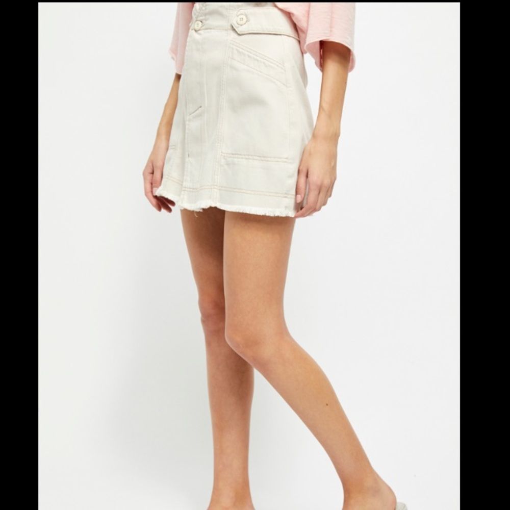 Free People Alpha Utility Mini Skirt